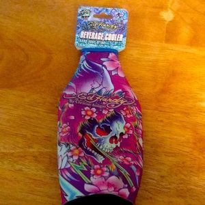 Ed Hardy Beer/Beverage Coosie bottle holder Y2K